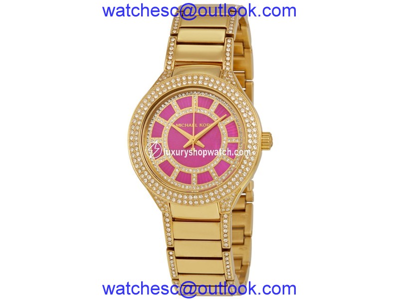 Michael Kors MK3442 Gold Tone Stainless Steel 33mm Womens Watch Michael Kors