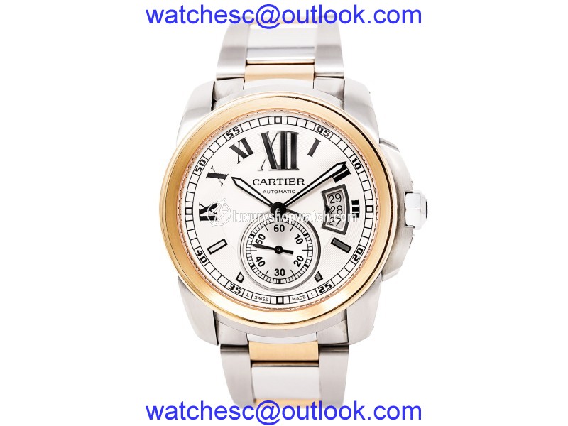 Cartier Calibre 3389 Stainless Steel 42mm Mens Watch Cartier
