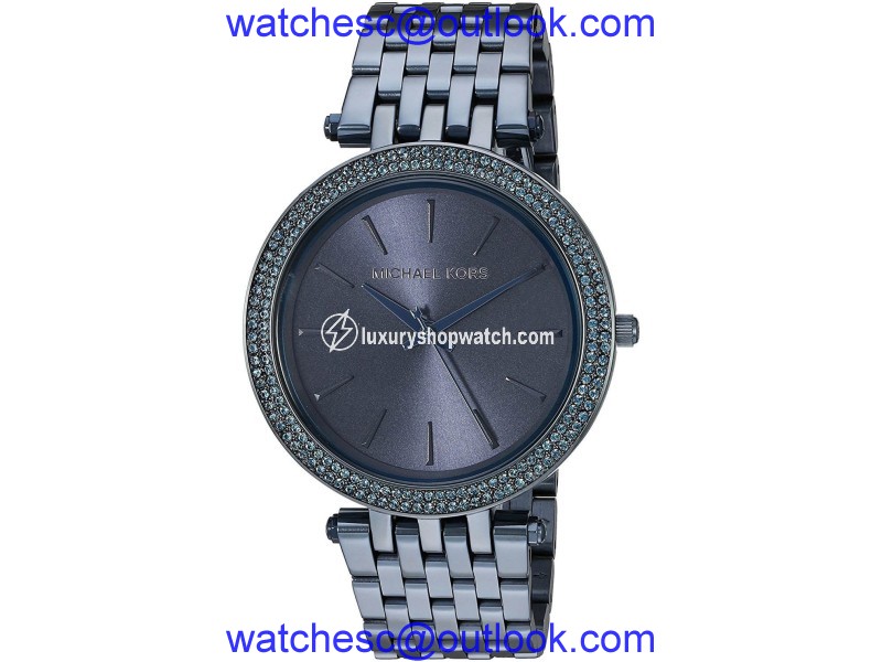 Michael Kors Darci MK3417 Blue Stainless Steel 39mm Womens Watch Michael Kors