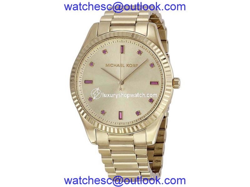 Michael Kors MK3246 Gold-Tone Stainless Steel 42mm Womens Watch Michael Kors