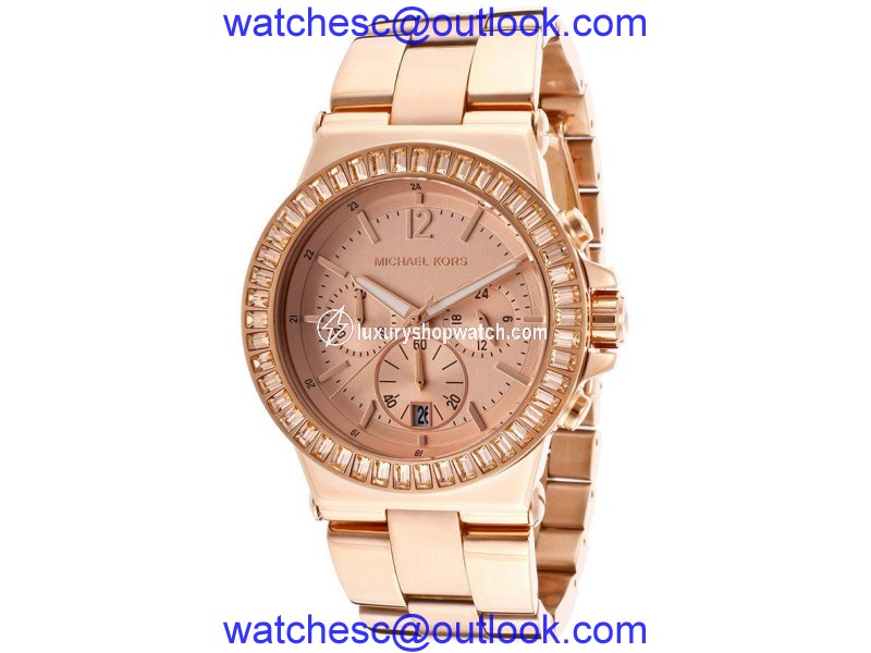 Michael Kors MK5412 Rose Gold Tone Stainless Steel 41mm Womens Watch Michael Kors