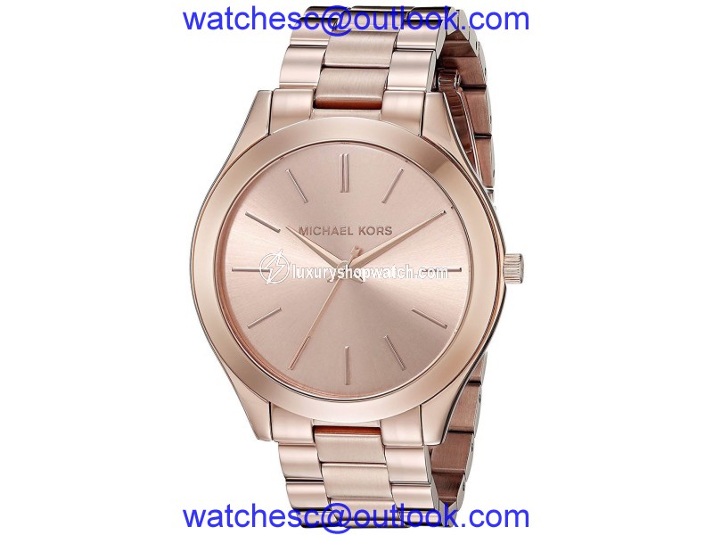 Michael Kors Runway MK3197 Rose Gold Tone Dial Rose Gold Stainless Steel 42mm Womens Watch Michael Kors