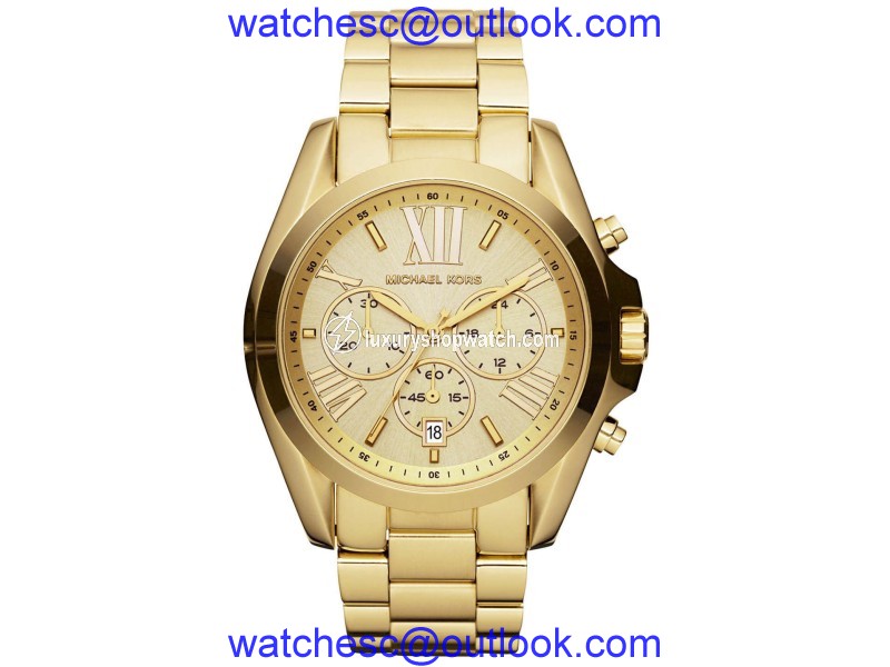 Michael Kors MK5605 Gold Tone Stainless Steel 40mm Womens Watch Michael Kors