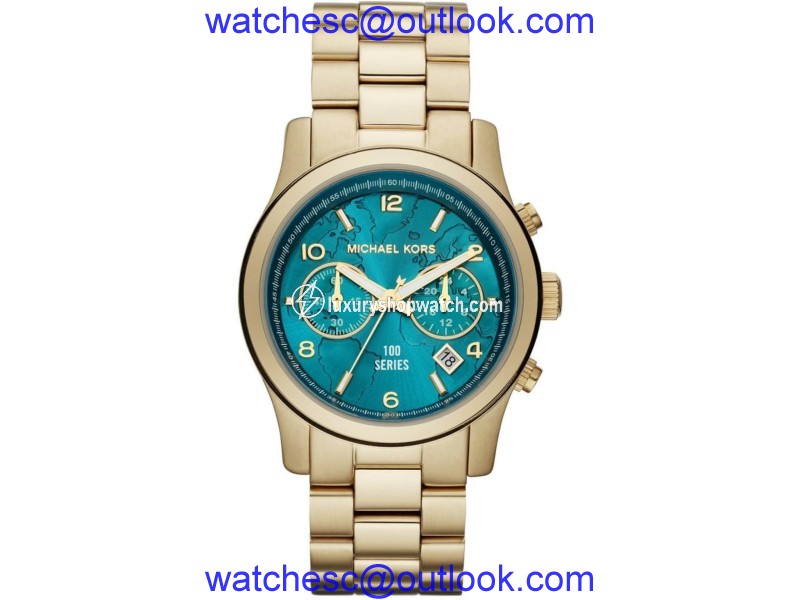 Michael Kors MK8315 Gold Tone Stainless Steel 45mm Mens Watch Michael Kors