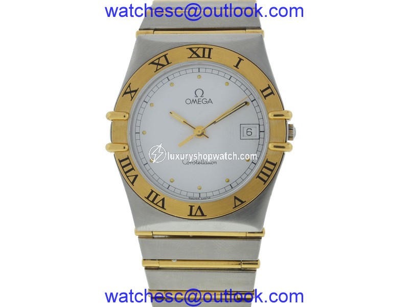 Omega Constellation Stainless Steel/Yellow Gold Quartz 34mm Unisex Watch Omega