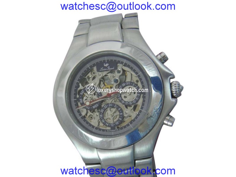 Lucien Piccard W/R 26503BU Stainless Steel Manual 40mm Mens Watch Lucien Piccard