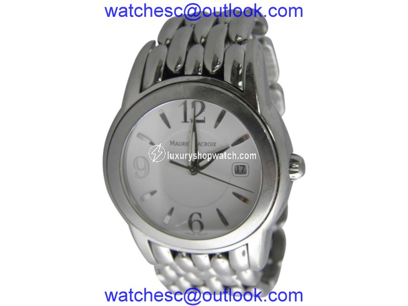 Maurice Lacroix SH1018 AG43015 Stainless Steel Quartz 39mm Mens Watch Maurice Lacroix