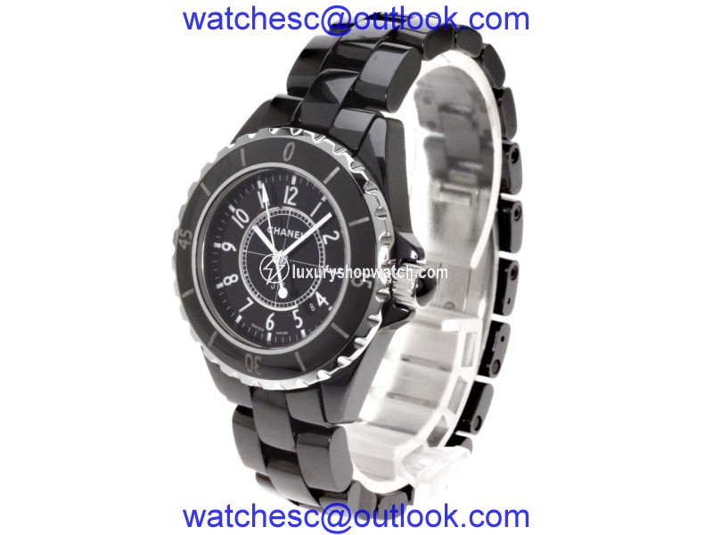 Chanel J12 H0682 Stainless Steel & Ceramic Quartz 34mm Womens Watch Chanel