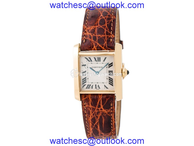 Cartier Tank 1821 18K Yellow Gold Quartz 27mm Womens Watch Cartier