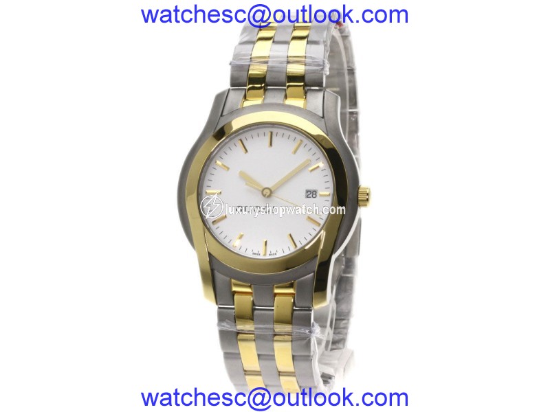 Gucci 5500XL Stainless Steel and Gold Plated 38mm Mens Watch Gucci
