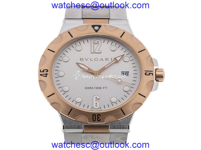 Bulgari Diagono Pro Automatic Date Silver Mens watch DP41WSPGSD Bulgari"