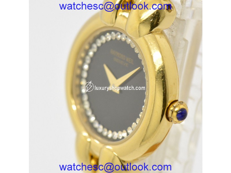 Raymond Weil 5851 18K Gold Plated Quartz Womens Watch Raymond Weil