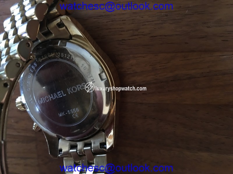 Michael Kors MK5556 Chronograph Gold-Tone PVD 38mm Watch Michael Kors