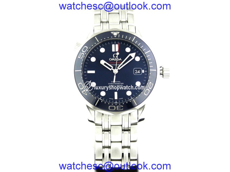 Omega Seamaster 300m 212.30.41.20.03.001 Blue Dial Stainless Steel Watch Omega