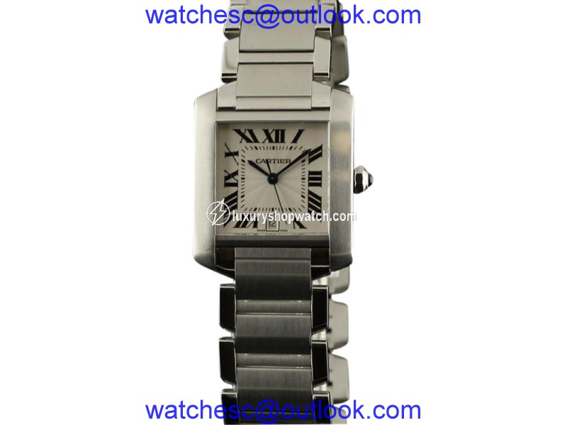 Cartier Tank Francaise W51002Q3 Steel Silver Dial Automatic Watch Cartier