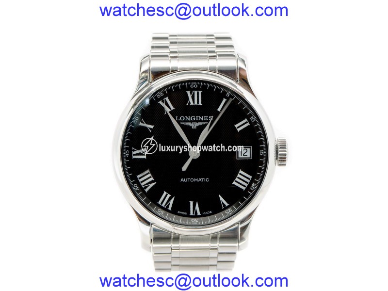 Longines Master Collection L.2.689.4 Black Dial Date Skeleton Automatic Men's Watch Longines