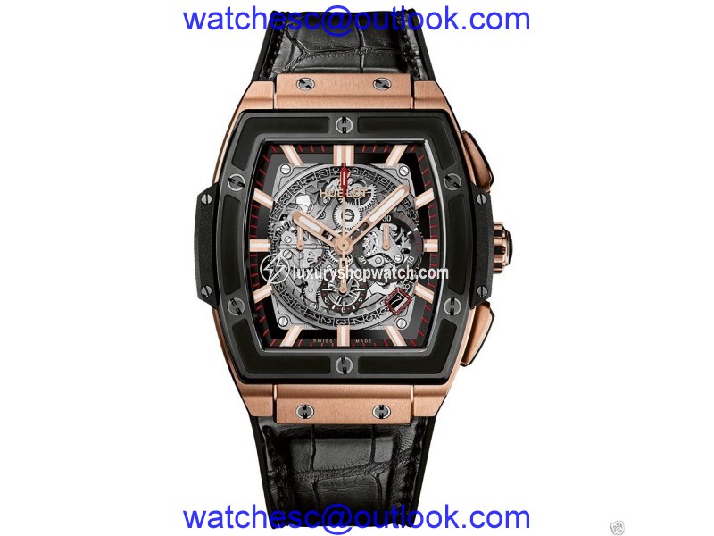 Hublot Spirit Of Big Bang Chronograph 601.om.0183.lr 18K Rose Gold 45mm Mens Watch Hublot