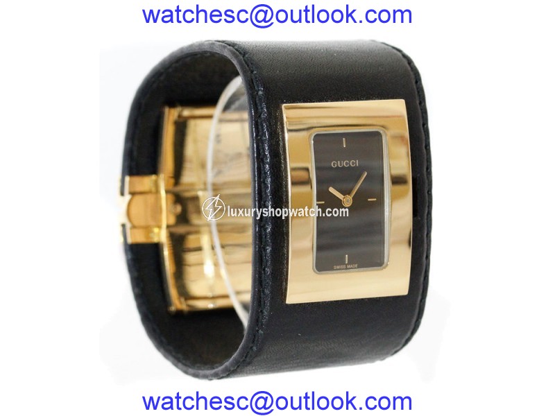 Gucci YA078502 Gold Tone Stainless Steel Womens Watch Gucci