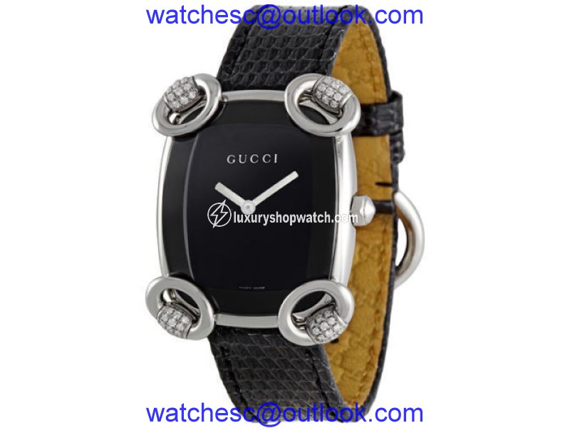 Gucci YA117505 Horsebit Diamond Stainless Steel Womens Watch Gucci