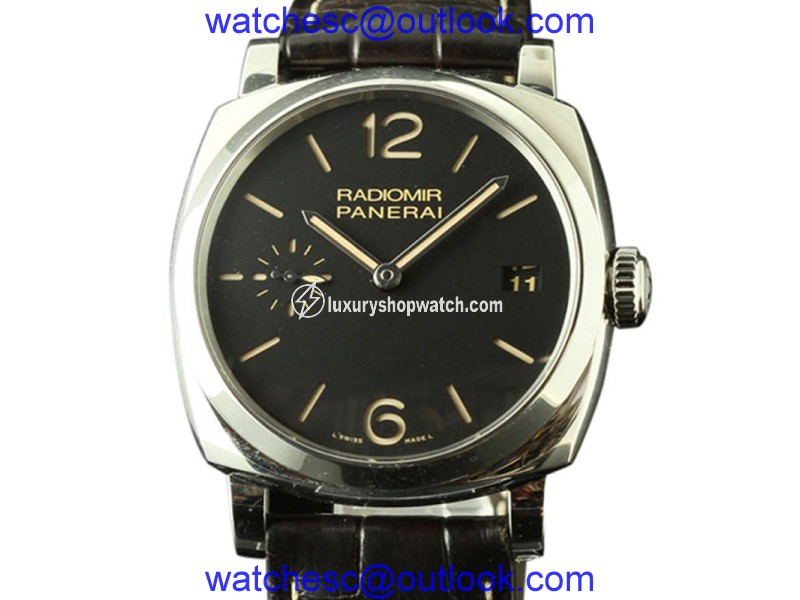 Panerai PAM00514 Radiomir Black Brown Leather Mens Watch 47mm Panerai