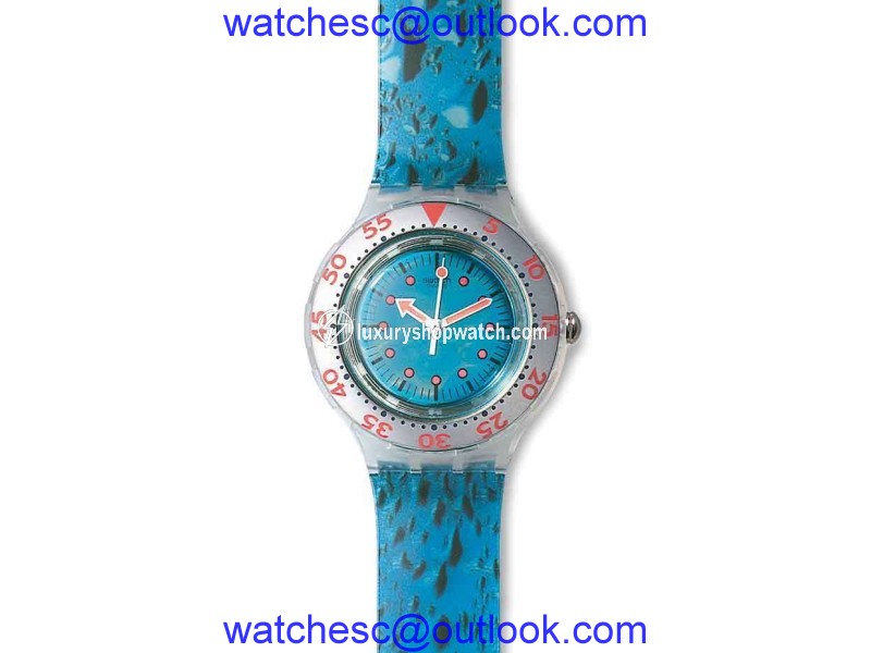 Swatch Water Drop SDK123 Plastic Quartz 38mm Mens Watch Swatch