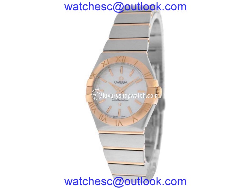Omega Constellation 123.20.27.60.05.001 Full Bar 18K Gold Quartz Watch Omega