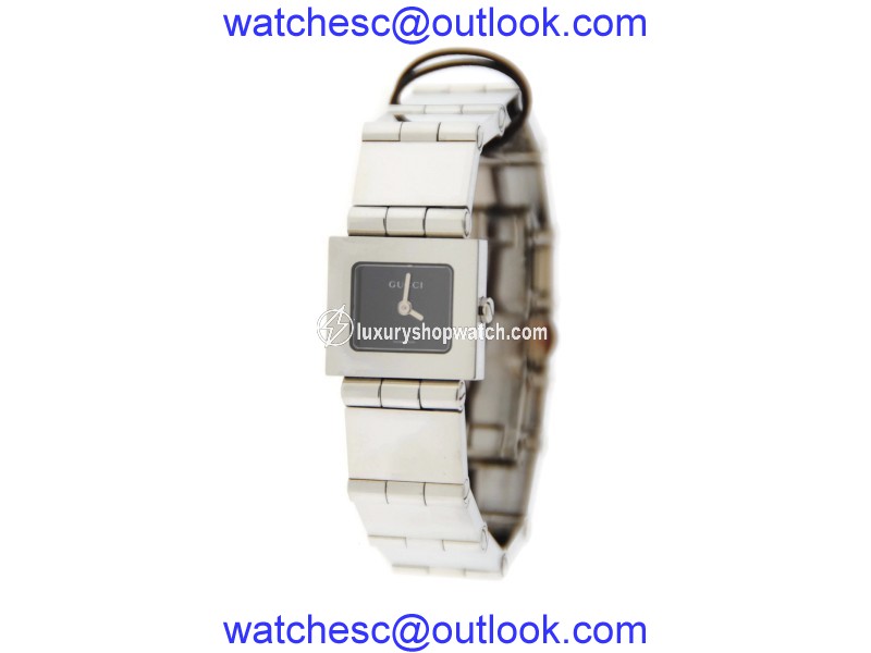 Gucci YA600501 600L Black Dial Stainless Steel Watch Gucci