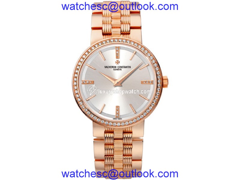 Vacheron Constantin 25557/q01r-9277 Traditionnelle 18K Rose Gold 30mm Watch Vacheron Constantin