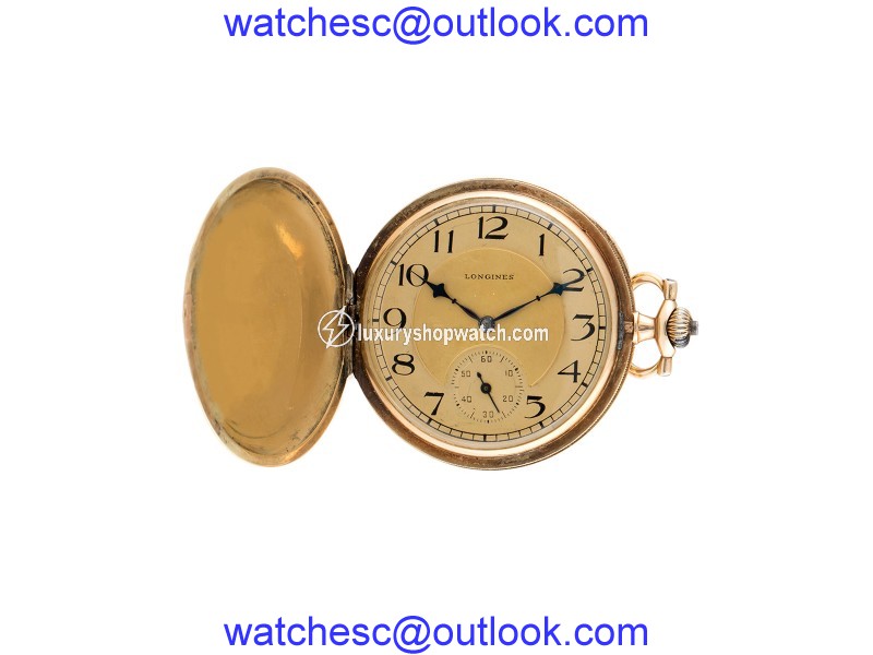 Longines 14K Yellow Gold 50mm Unisex Pocket Watch Longines