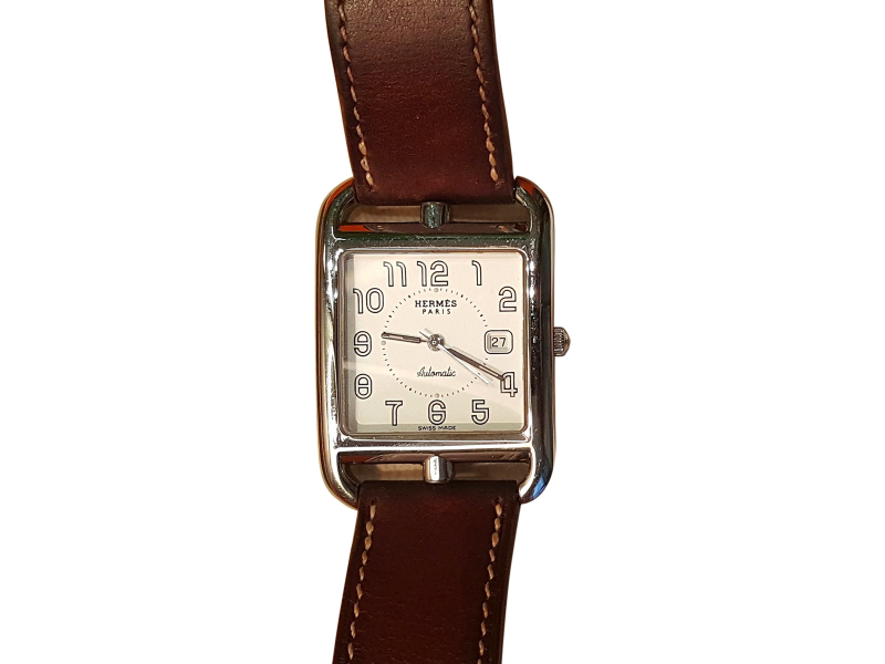 Hermes Cape Cod CC1.710 Stainless Steel & Leather Automatic 29mm Unisex Watch Hermes