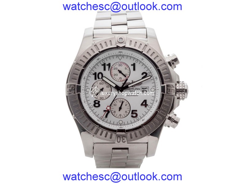 Breitling Super Avenger II A13370 Automatic Chronograph COSC 48mm Mens Watch Breitling