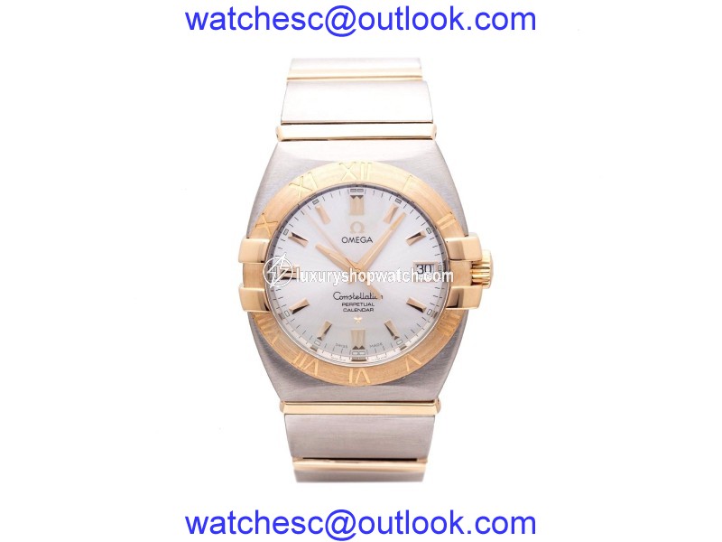 Omega Constellation Double Eagle 1513.51.00 Two Tone Stainless Steel Quartz 34mm Mens Watch Omega