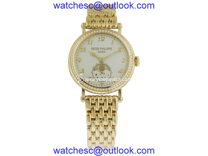Patek Philippe 7121-1J-001 18K Yellow Gold Manual 33mm Womens Watch Patek Philippe