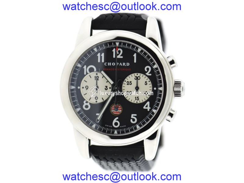 Chopard Grand Prix De Monaco Historique 18K White Gold 40mm Mens Watch Chopard