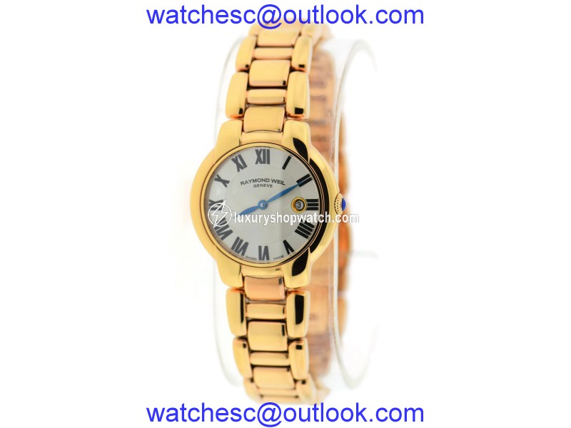 Raymond Weil Jasmine Rose Gold Tone Stainless Steel 29mm Womens Watch Raymond Weil