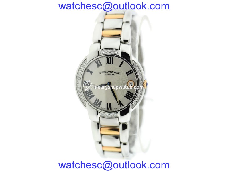 Raymond Weil Jasmine Diamond Two Tone Stainless Steel 35mm Womens Watch Raymond Weil