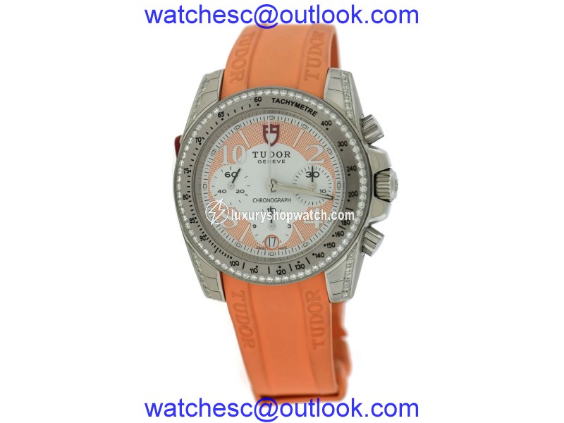 Tudor Diamond Chronograph 20310 Stainless Steel & Rubber 41mm Watch Tudor