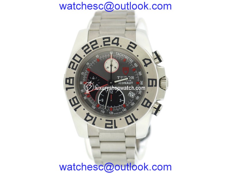 Tudor Iconaut GMT Chronograph 20400 Stainless Steel 43mm Mens Watch Tudor