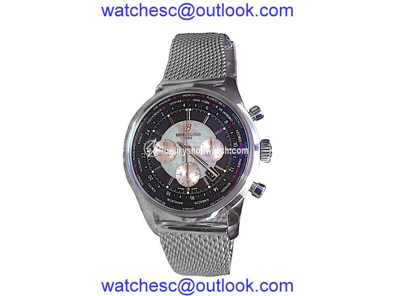Breitling Stainless Steel AB0510U4/BB62 Transocean 46mm Mens Watch Breitling