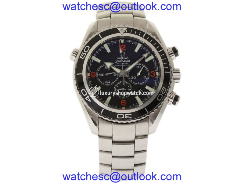 Omega Seamaster 2210.51.00 Stainless Steel Black Dial Automatic 45mm Mens Watch Omega