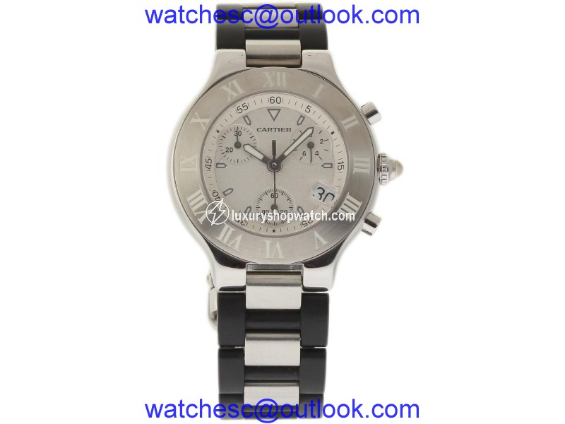 Cartier Must 21 W10184U2 Stainless Steel 38mm Unisex Watch Cartier