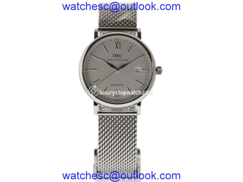 IWC Portofino IW356505 Stainless Steel Silver Dial Automatic 40mm Mens Watch IWC