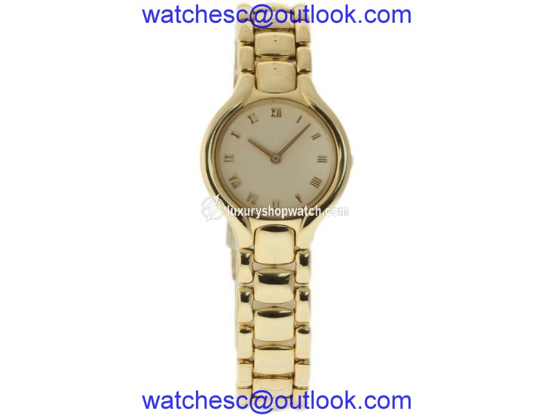 Ebel Beluga 884960 18K Yellow Gold Quartz 24mm Womens Watch Ebel