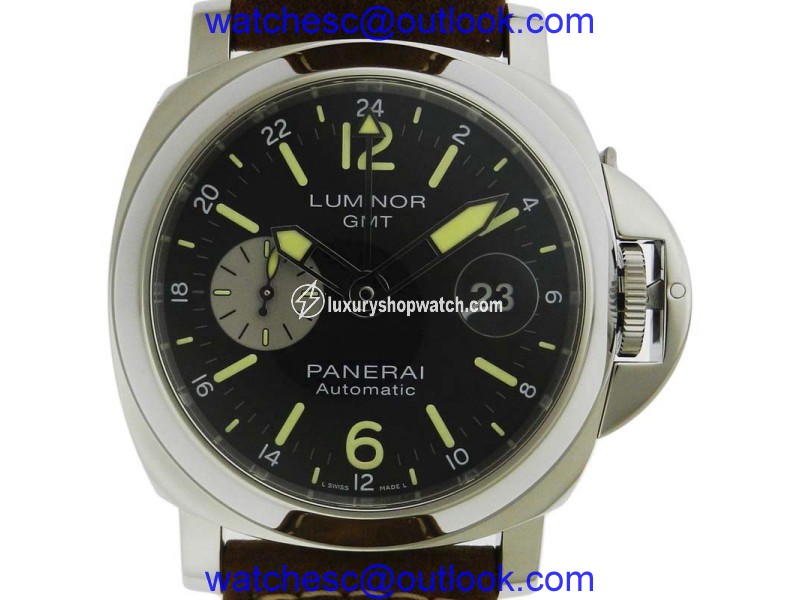 Panerai Luminor GMT PAM01088 Stainless Steel Automatic 44mm Mens Watch Panerai