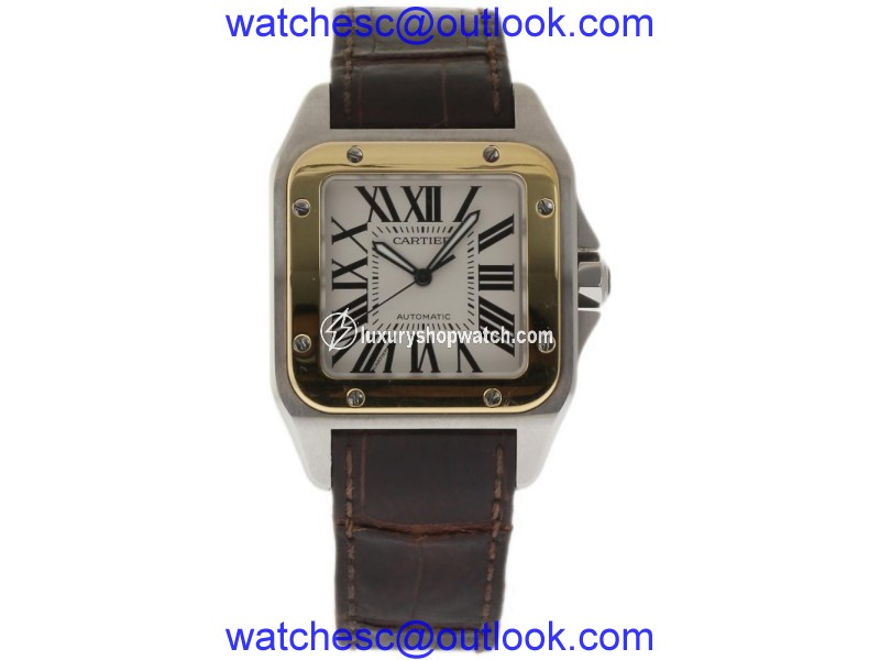Cartier Santos 100 W20072X7 Stainless Steel 38mm Mens Watch Cartier