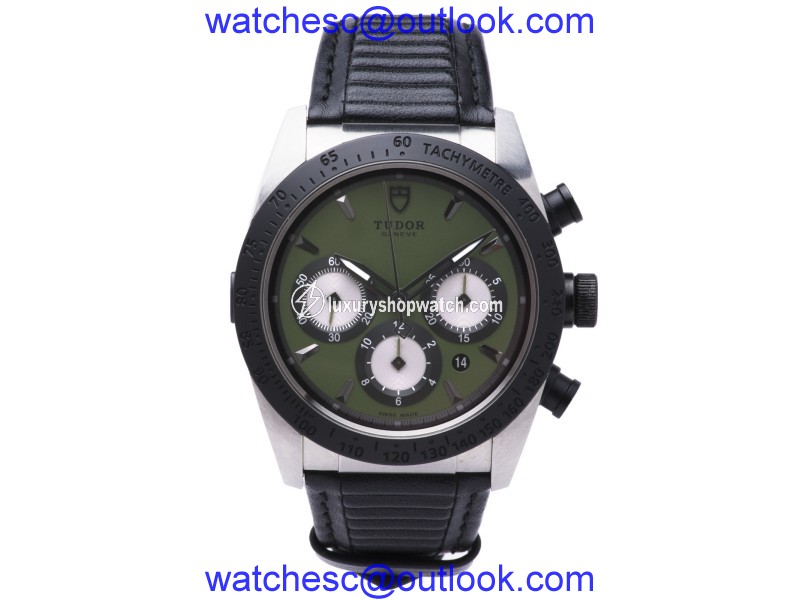 Tudor Fastrider Ducati 42010 Ceramic / Leather 42mm Mens Watch Tudor
