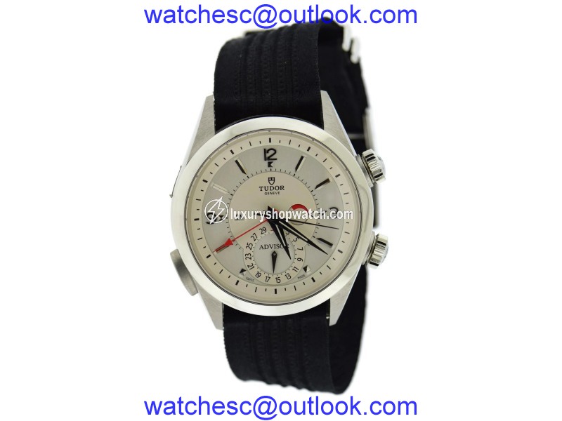 Tudor Heritage Advisor Alarm 79620T Titanium/Stainless Steel Automatic 42mm Mens Watch Tudor