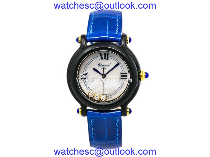 Chopard Be Happy 27/777 Plastic Quartz 32mm Womens Watch Chopard