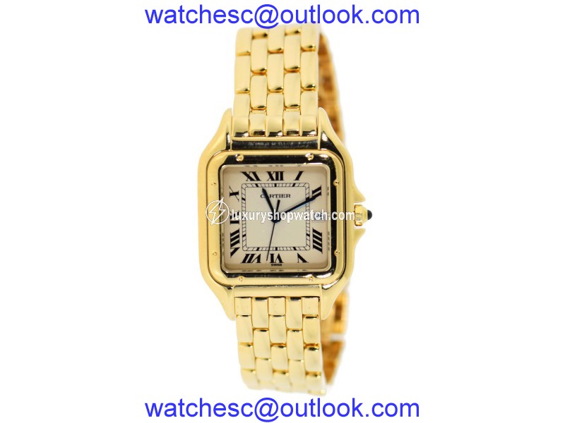 Cartier Panthere W25014B9 18K Yellow Gold Quartz 28mm Unisex Watch Cartier
