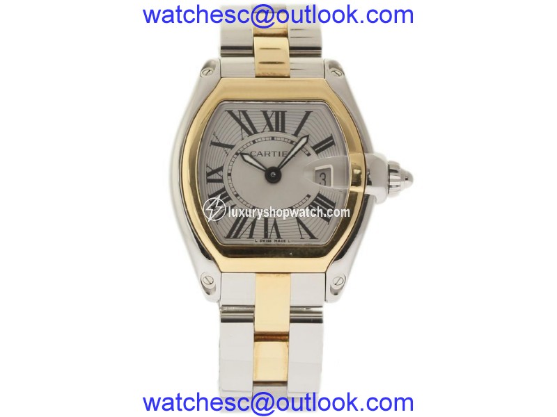 Cartier Roadster W62026Y4 Stainless Steel & Yellow Gold Quartz 29mm Womens Watch Cartier